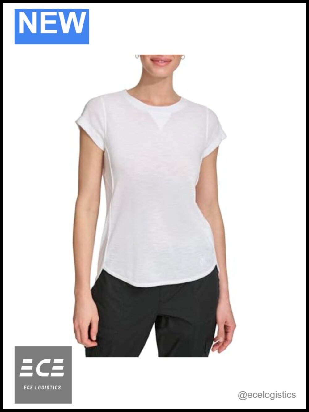 Waffle Knit Slub Tee Short Sleeve Crew Neck Regular Fit
